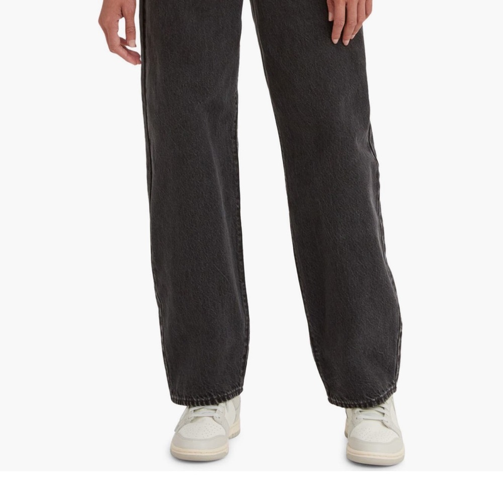 Levi's Black Flare Wide Leg Jeans